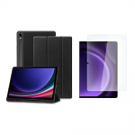 [Combo] Samsung Galaxy Tab S9 FE, Carcasa Mobile Origin Easy Tablet Full Case + Folie sticla 3mk FlexibleGlass 2 - lerato.ro