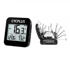 [Combo] Accesorii Bicicleta, Ciclocomputer CYCPLUS G1 + Unealta multifunctionala Wozinsky WMZ-01N