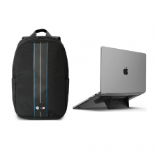 [Combo] Accesorii Laptop, Rucsac BMW Nylon Blue Stripe + Stand laptop Spigen Slimfold LD201-S3