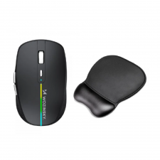 [Combo] Accesorii Laptop, Mouse Wireless Wozinsky WMGK-1132 + Mousepad ergonomic Wozinsky WHT-2S4Y