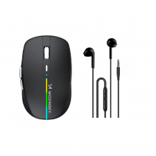 [Combo] Accesorii Laptop, Mouse Wireless Wozinsky WMGK-1132 + Casti Dudao X3