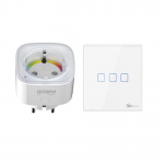 [Combo] Smart Home, Priza Smart Gosund EP8 + Intrerupator SMART Wi-Fi Sonoff T2EU3C-RF 2 - lerato.ro