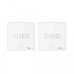 [Combo] Smart Home, 2x Intrerupator SMART Wi-Fi Sonoff T2EU3C-RF 2 - lerato.ro