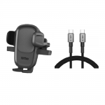 [Combo] Suporturi Auto, Suport auto iOttie Easy One Touch 5 + Cablu 2x USB-C TECH-PROTECT UltraBoost DNA 2 - lerato.ro