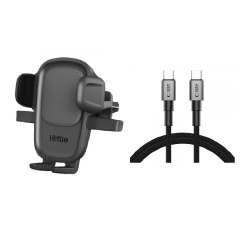 [Combo] Suporturi Auto, Suport auto iOttie Easy One Touch 5 + Cablu 2x USB-C TECH-PROTECT UltraBoost DNA