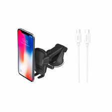 [Combo] Suporturi Auto, Suport auto iOttie Easy One Touch 5 + Cablu 2x USB-C Dudao L4C
