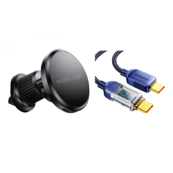 [Combo] Suporturi Auto, Suport auto Mobile Origin MO3 + Cablu 2x USB-C Joyroom S-CC100A4