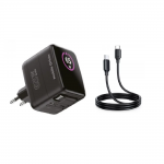 [Combo] Incarcatoare si Cabluri, Incarcator retea Mobile Origin GaN Display Charger PW3 + Cablu USB-C/USB-C Joyroom S-CC060A9 2 - lerato.ro