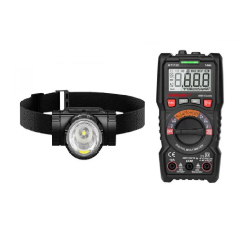 [Combo] Lanterne si Unelte, Lanterna frontala Superfire HL96 + Aparat de masura digital Habotest HT113C