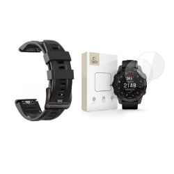 [Combo] Garmin Watch, Curea Tech-Protect Iconband + 2 folii sticla securizata Tech Protect Glass Fit Plus