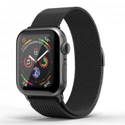 Curea Superdry Chainmail compatibila cu Apple Watch 38/40/41mm, Negru