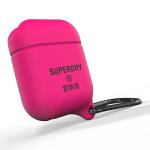 Carcasa waterproof SuperDry compatibila cu Apple AirPods 1/2, Roz 6 - lerato.ro