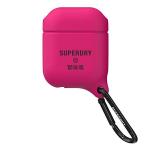 Carcasa waterproof SuperDry compatibila cu Apple AirPods 1/2, Roz 2 - lerato.ro