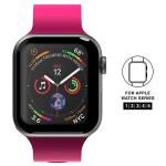 Curea din silicon SuperDry compatibila cu Apple Watch 38/40/41mm, Roz 5 - lerato.ro