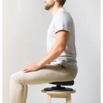 Disc de antrenament Swedish Posture, Antrenament pentru core, Greutate maxima 100 kg, Negru 4 - lerato.ro