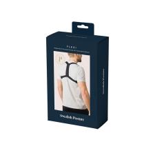 Corector postura Swedish Posture Flexi, Ideal pentru imbunatatirea posturii, Activeaza muschii posturali, Marime universala, Negru