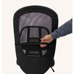 Suport lombar pentru scaun birou / auto Swedish Posture, 41 × 39 × 10 cm, Sustine coloana in pozitia corecta, Negru 6 - lerato.ro