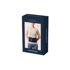 Corector de postura Swedish Posture pentru zona lombara, Ajuta la ameliorarea durerii / tensiunii / rigiditatii, Marime M, Negru