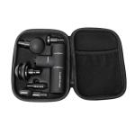 Aparat de masaj cu vibratie Swedish Posture Massage Gun Mini, 4 capete de masaj, Ajuta la relaxarea muschilor, Negru 3 - lerato.ro