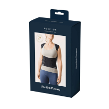 Vesta pentru corectarea posturii Swedish Posture pentru zona lombara / toracala, Ajuta la ameliorarea durerii / oboselei, Marime L, Negru