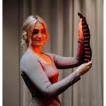 Centura Swedish Posture InfraEaz cu lumina rosie si infrarosie, Reduce tensiunea musculara, Stimuleaza circulatia sangelui, Autonomie 2h, USB-C, Negru 13 - lerato.ro