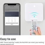 MiniHub Smart SwitchBot, BLE to Wi-Fi,  App Control, Voice Control, Perfect pentru inlocuirea tuturor telecomenzilor din casa, Alb 4 - lerato.ro
