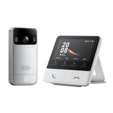 Sonerie usa SwitchBot Video Doorbell, 2304 x 1296, 5000mAh, Bluetooth 5.0, WiFi, USB-C, Monitor de interior inclus, Silver