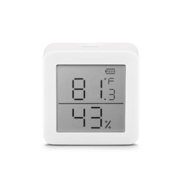 Senzor de temperatura si umiditate SMART SwitchBot, App Control, Voice Control, Bluetooth, Alb