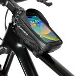 Suport telefon pentru bicicleta TakeZero A2, Waterproof, Montare pe cadru, 19 x 9.8 x 10.8 cm, Negru 3 - lerato.ro