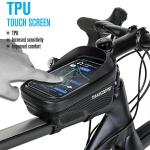Suport telefon pentru bicicleta TakeZero A2, Waterproof, Montare pe cadru, 19 x 9.8 x 10.8 cm, Negru 4 - lerato.ro