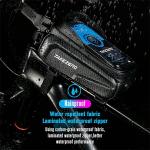 Suport telefon pentru bicicleta TakeZero TZ01, Waterproof, Montare pe cadru, 20.6 x 10 x 11.5 cm, Negru 7 - lerato.ro