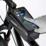 Suport telefon pentru bicicleta TakeZero TZ06, Waterproof, Montare pe cadru, 23.5 x 12.3 x 9 cm, Negru 4 - lerato.ro