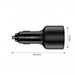 Incarcator auto TECH-PROTECT CC04, USB si 2x USB-C, PD 130W, Negru 5 - lerato.ro