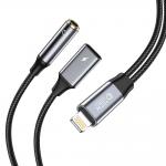 Cablu TECH-PROTECT UltraBoost, tata Lightning la mama Lightning si Jack 3.5 mm, Negru 2 - lerato.ro