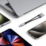 Cablu TECH-PROTECT UltraBoost, tata USB-C la mama USB-C si Jack 3.5 mm, 60W, 6A, Negru 3 - lerato.ro