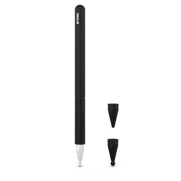 Husa Tech-Protect Smooth compatibil cu Apple Pencil 2 Black