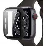 Carcasa cu protectie ecran TECH-PROTECT Defense 360 compatibila cu Apple Watch 4/5/6/SE (44 mm) Black 5 - lerato.ro