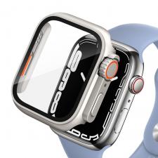 Carcasa cu protectie ecran TECH-PROTECT Defense 360 compatibila cu Apple Watch 4/5/6/SE 44 mm Titanium