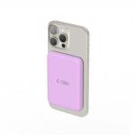 Baterie externa magnetica TECH-PROTECT LifeMag PB10 5000 mAh, 15W, Cablu USB-C, Lilac 6 - lerato.ro