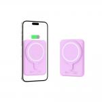 Baterie externa magnetica TECH-PROTECT LifeMag PB10 5000 mAh, 15W, Cablu USB-C, Lilac 7 - lerato.ro