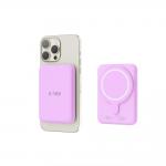 Baterie externa magnetica TECH-PROTECT LifeMag PB10 5000 mAh, 15W, Cablu USB-C, Lilac 5 - lerato.ro