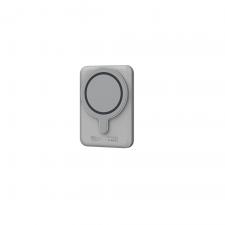 Baterie externa magnetica TECH-PROTECT LifeMag PB10 5000 mAh, compatibila MagSafe, 15W, Cablu USB-C, Titanium