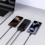Baterie externa portabila TECH-PROTECT PB01, 10000 mAh, LED, 22.5W, Cablu USB-C 50cm inclus, Negru 7 - lerato.ro