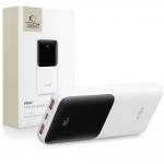 Baterie externa portabila TECH-PROTECT PB01, 10000 mAh, LED, 22.5W, Cablu USB-C 50cm inclus, Alb 5 - lerato.ro