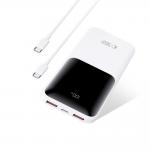 Baterie externa portabila TECH-PROTECT PB01, 10000 mAh, LED, 22.5W, Cablu USB-C 50cm inclus, Alb 9 - lerato.ro