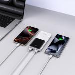 Baterie externa portabila TECH-PROTECT PB01, 10000 mAh, LED, 22.5W, Cablu USB-C 50cm inclus, Alb 3 - lerato.ro
