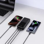 Baterie externa portabila TECH-PROTECT PB02, 20000 mAh, LED, 22.5W, Cablu USB-C 50cm inclus, Negru 4 - lerato.ro