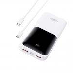 Baterie externa portabila TECH-PROTECT PB02, 20000 mAh, LED, 22.5W, Cablu USB-C 50cm inclus, Alb 7 - lerato.ro