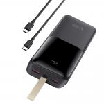 Baterie externa portabila TECH-PROTECT PB03, 30000 mAh, LED, 22.5W, Cablu USB-C 50cm inclus, Negru 6 - lerato.ro