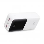 Baterie externa portabila TECH-PROTECT PB03, 30000 mAh, LED, 22.5W, Cablu USB-C 50cm inclus, Alb 4 - lerato.ro